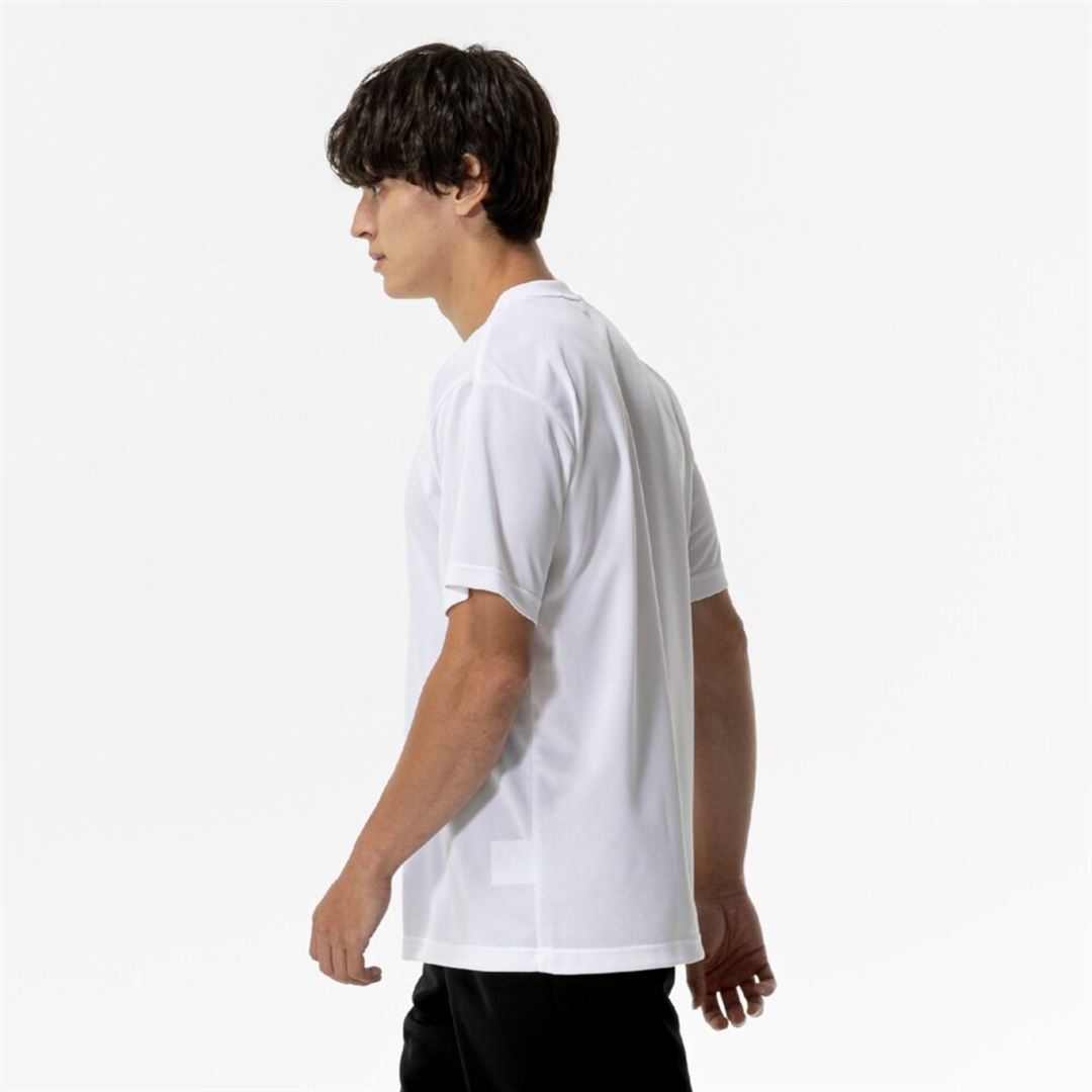 ナビドライTシャツ(半袖／Vネック) ホワイト×ホワイト XL