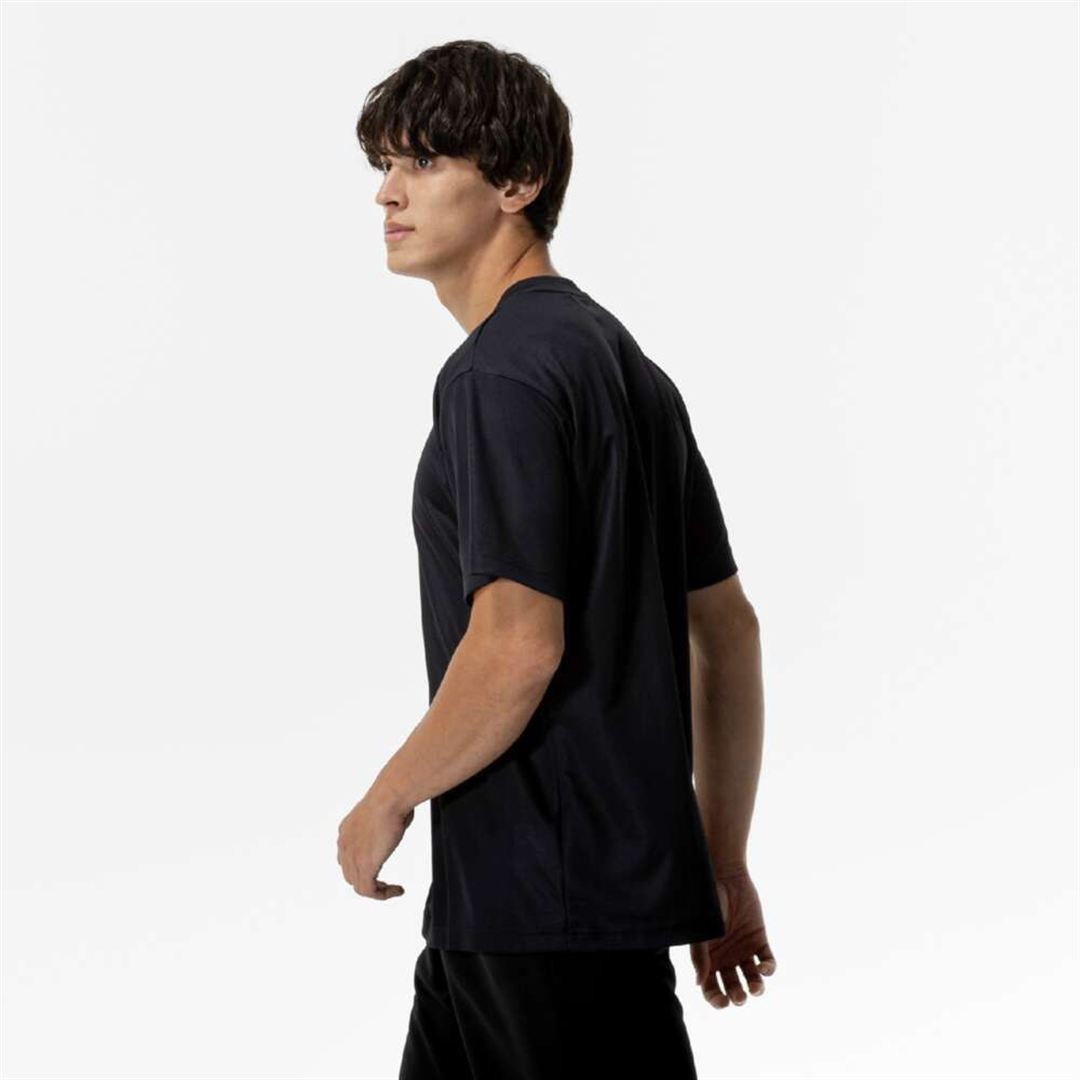 ナビドライTシャツ(半袖／Vネック) ブラック×ゴールド XL