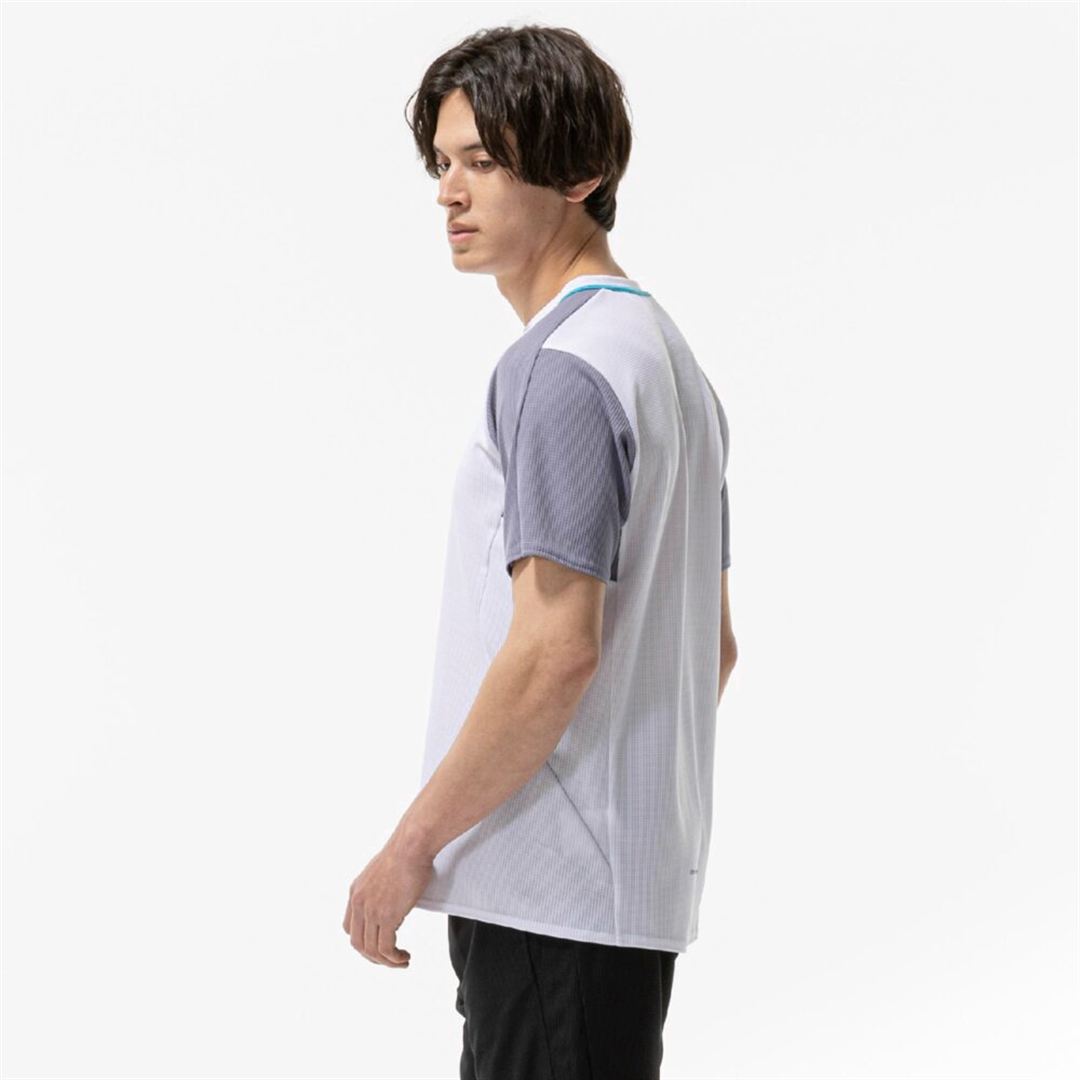 【汗処理／通気】ドライエアロフローTシャツ ホワイト S