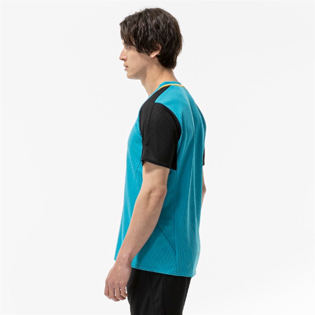 【汗処理／通気】ドライエアロフローTシャツ ターコイズ S