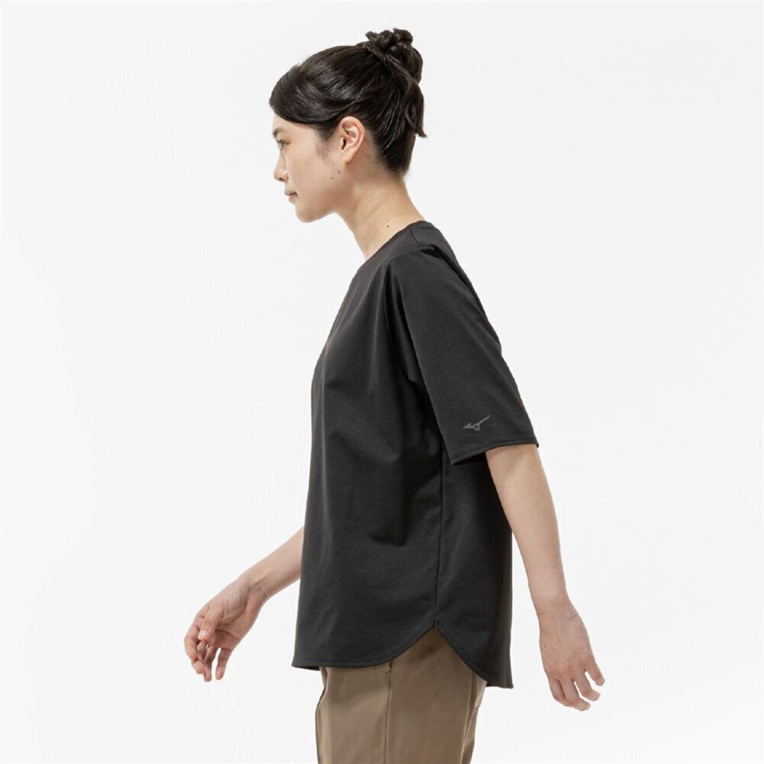 ソフトドライTシャツ(ワイドシルエット) ブラック XL