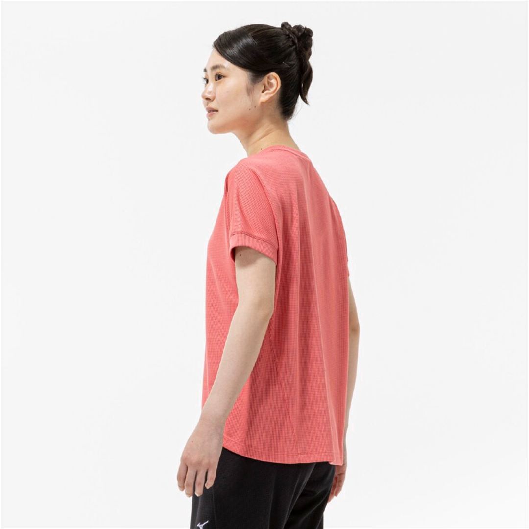 【汗処理／通気】ドライエアロフローTシャツ(ワイドシルエット) カリプソピンク XL