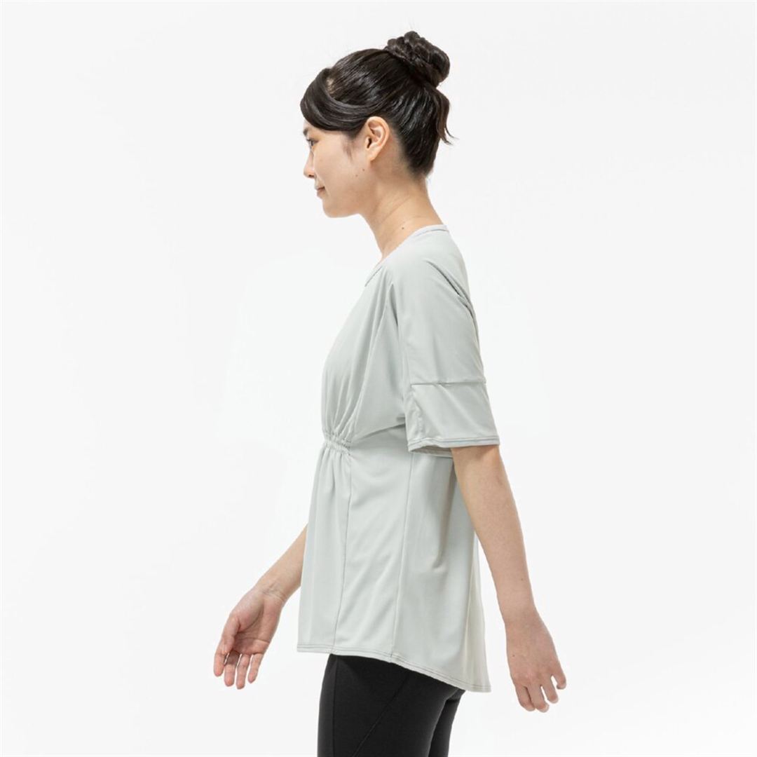 ストレッチスムースTシャツ クラウドグレー XL