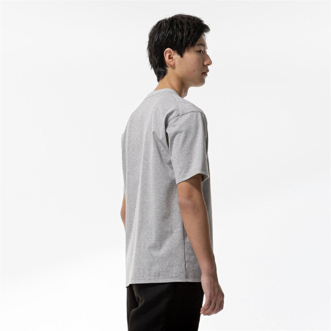 【ミズノ直営限定】THE MZ TEE ビッグロゴTシャツ 杢グレー XL