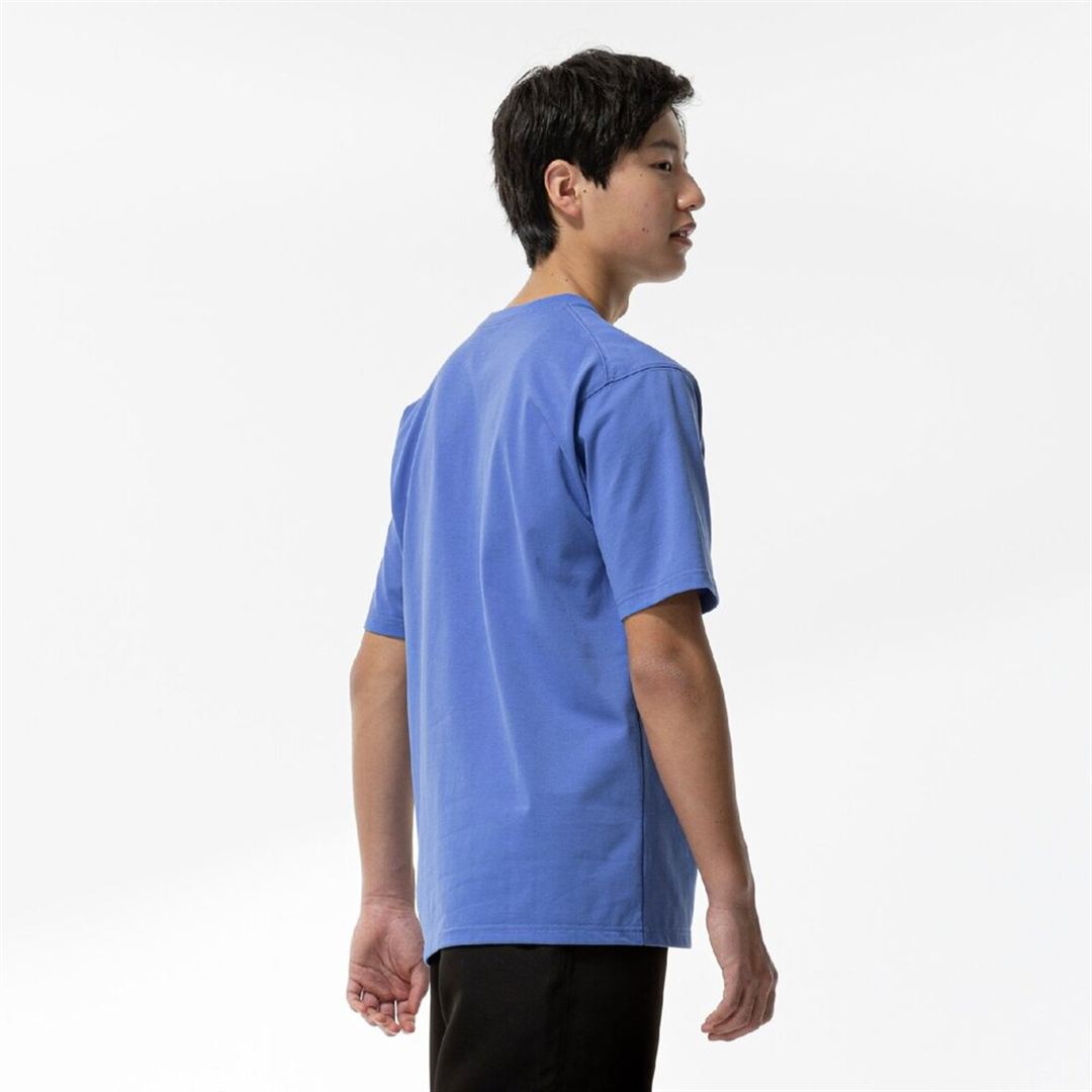 【ミズノ直営限定】THE MZ TEE ビッグロゴTシャツ マリンブルー XL