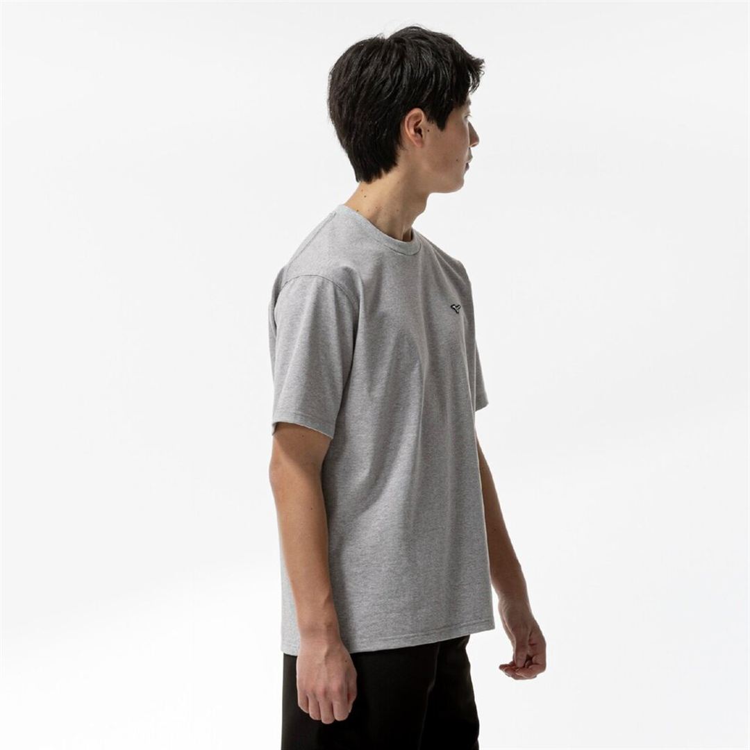 【ミズノ直営限定】THE MZ TEE ワンポイントロゴTシャツ 杢グレー XL