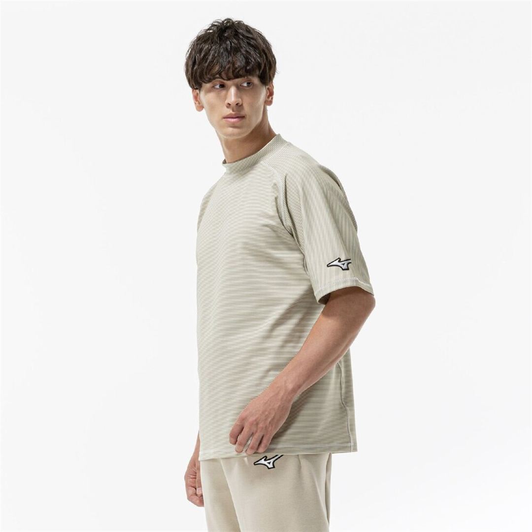 ストレッチボーダーTシャツ シルバーバーチ XS