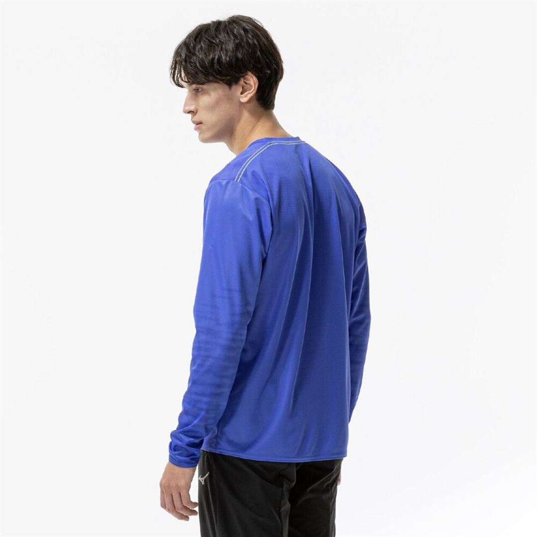 ドライハイブリッドTシャツ(長袖) ダズリングブルー XL