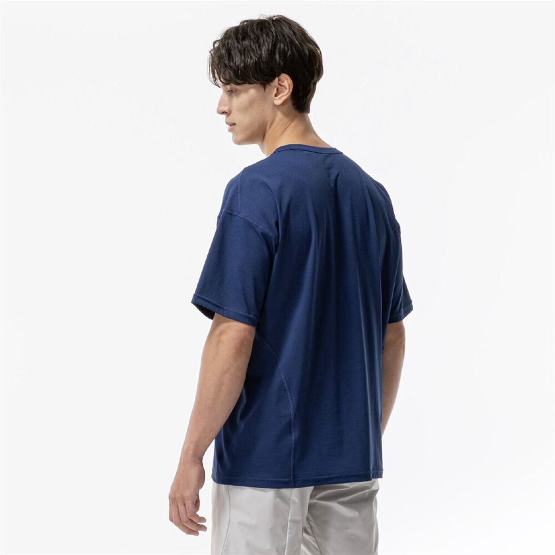 ストレッチソフトドライTシャツ エステートブルー XL