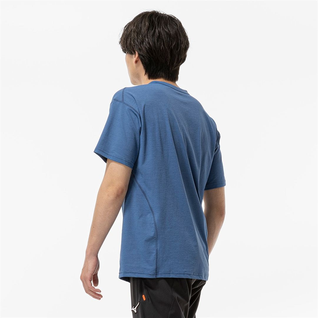 ストレッチソフトドライTシャツ ステラーブルー XL
