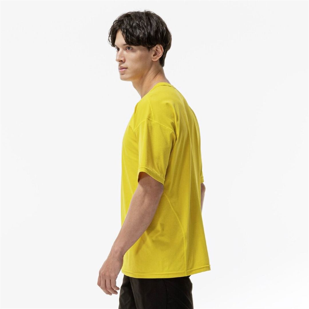 ストレッチソフトドライTシャツ マンゴーイエロー XL