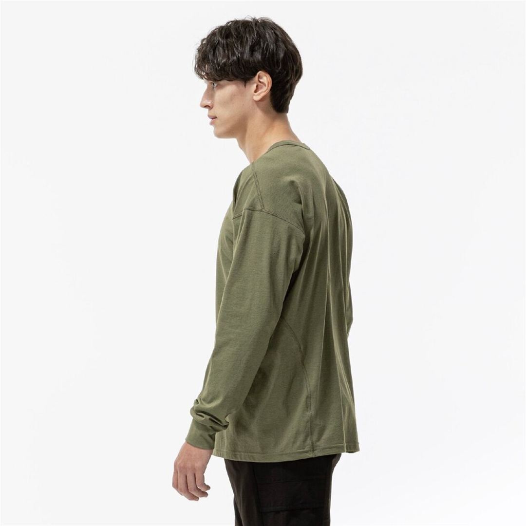 ストレッチソフトドライTシャツ(長袖) フォーリーフグリーン XL