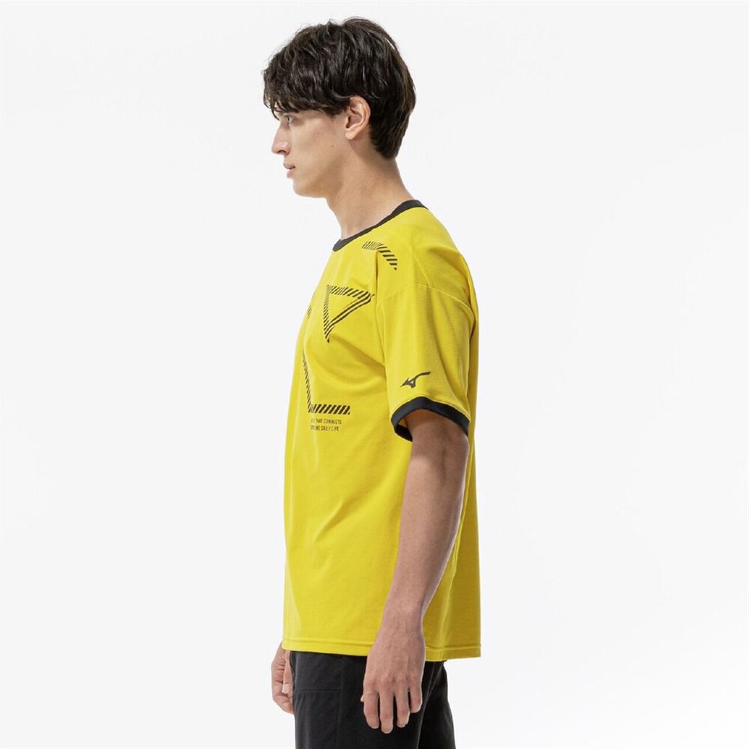 ストレッチソフトドライTシャツ マンゴーイエロー XL