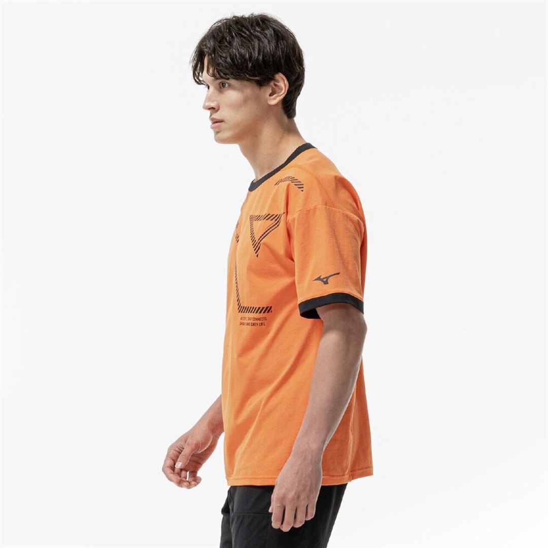 ストレッチソフトドライTシャツ サンセットオレンジ XL