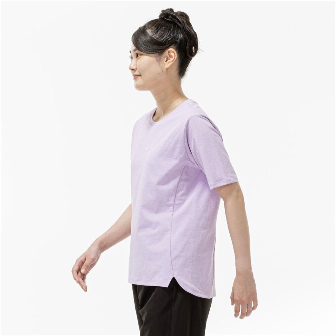 ストレッチソフトドライTシャツ ペールパープル XL
