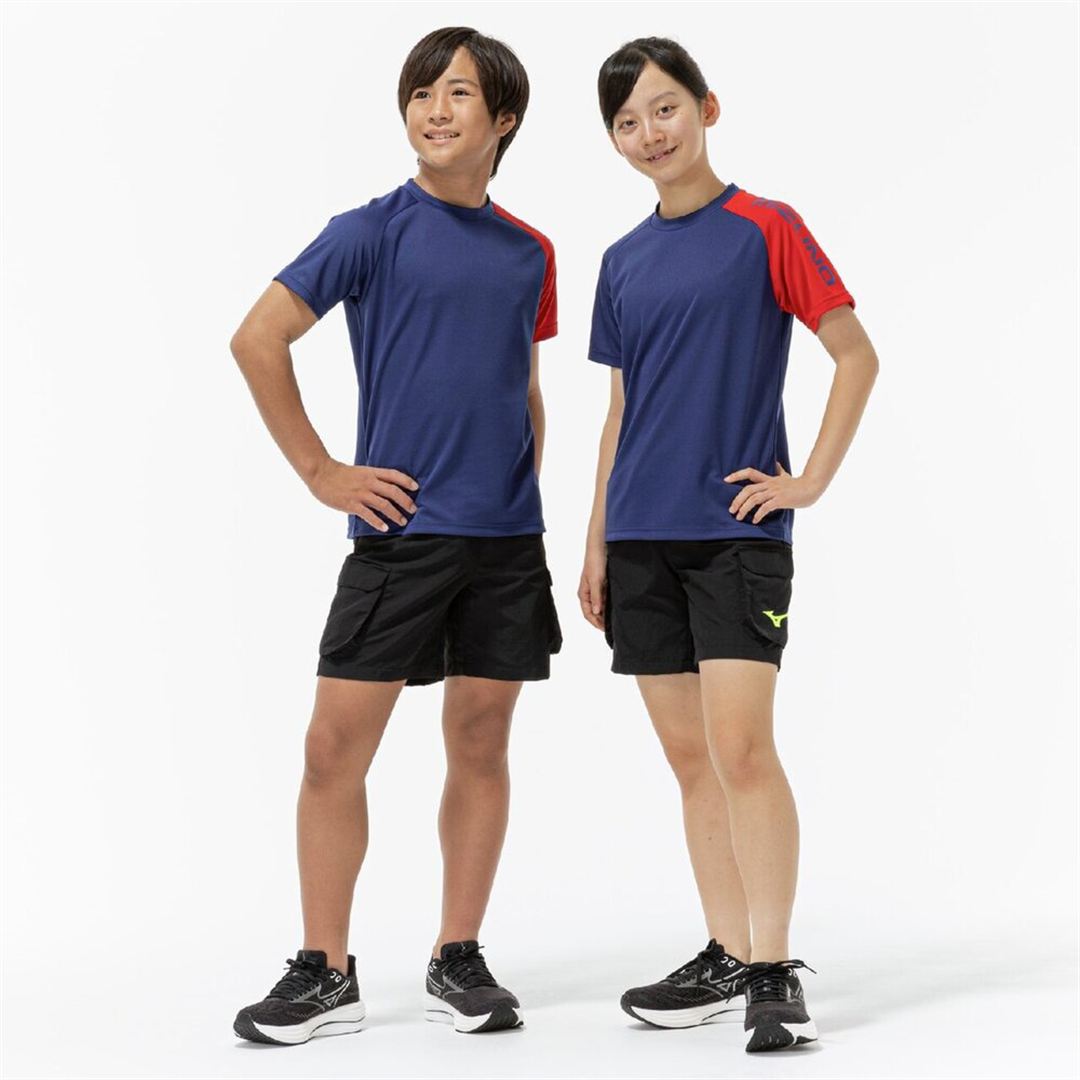 【抗菌防臭／防汚】GACHI Tシャツ エステートブルー 160