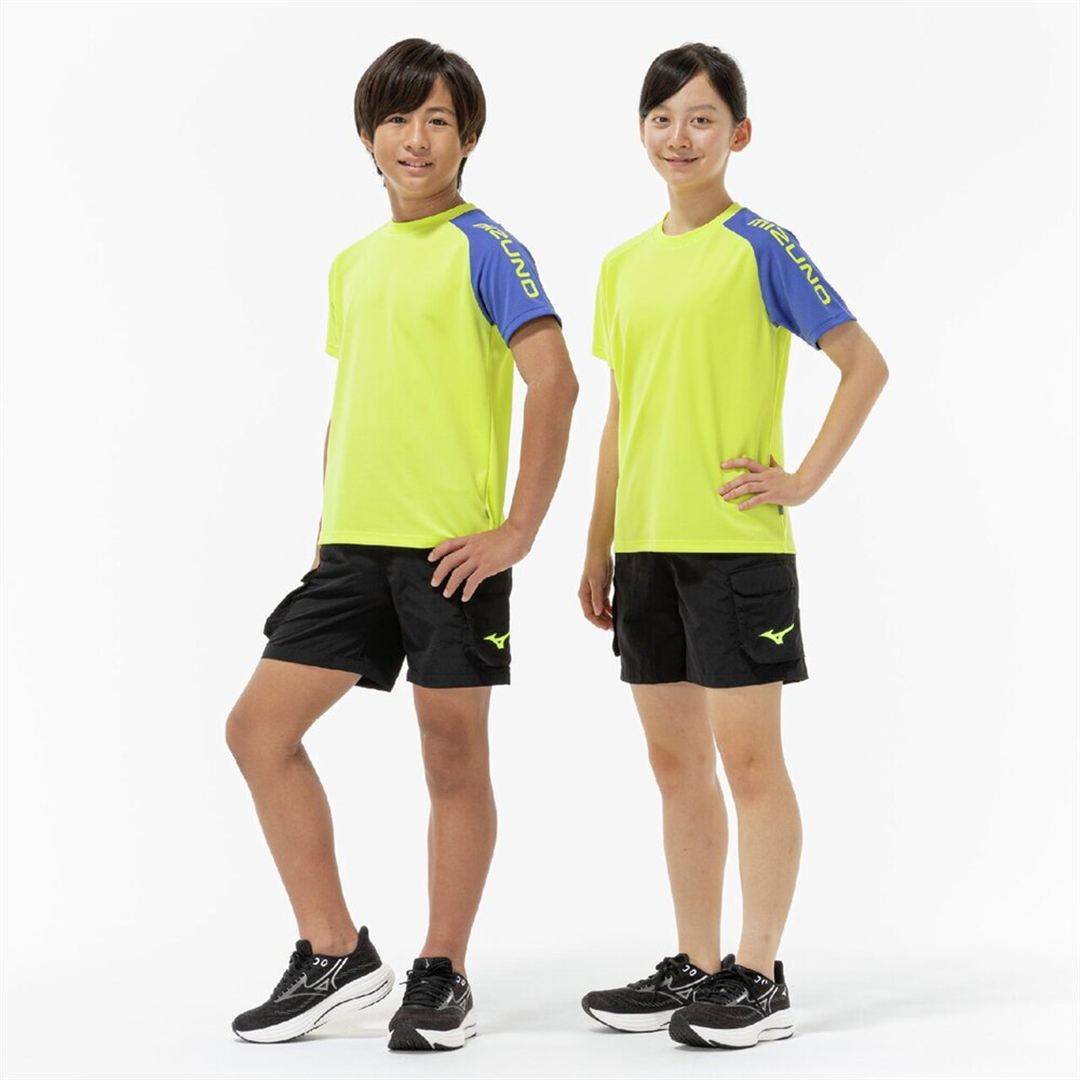 【抗菌防臭／防汚】GACHI Tシャツ フォーチューンイエロー 160
