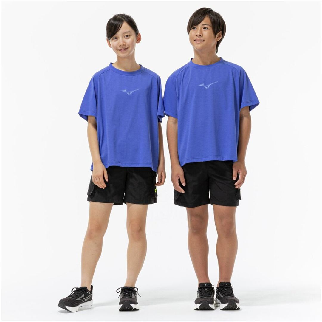 【抗菌防臭／防汚】GACHI Tシャツ ダズリングブルー 160