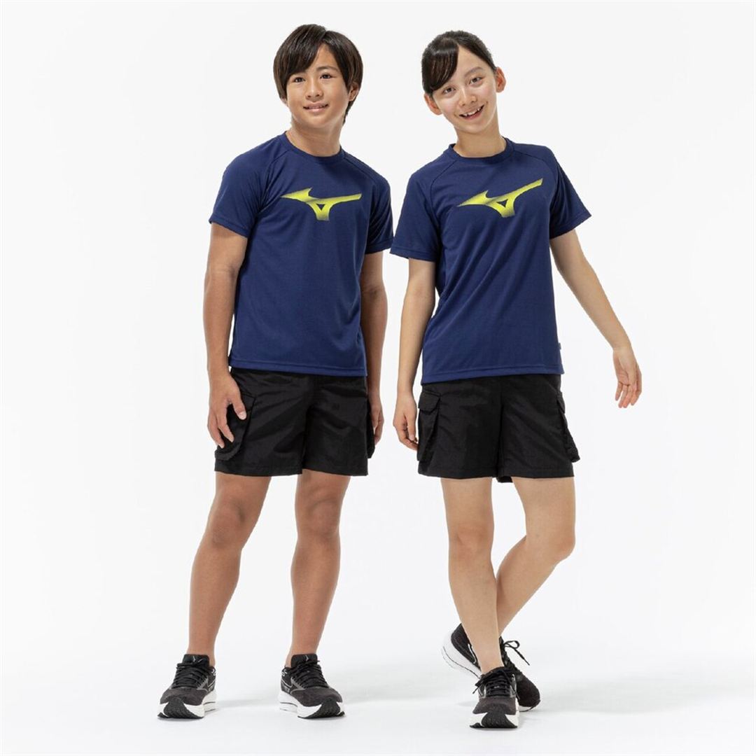 【遮熱素材】ソーラーカットTシャツ エステートブルー 160