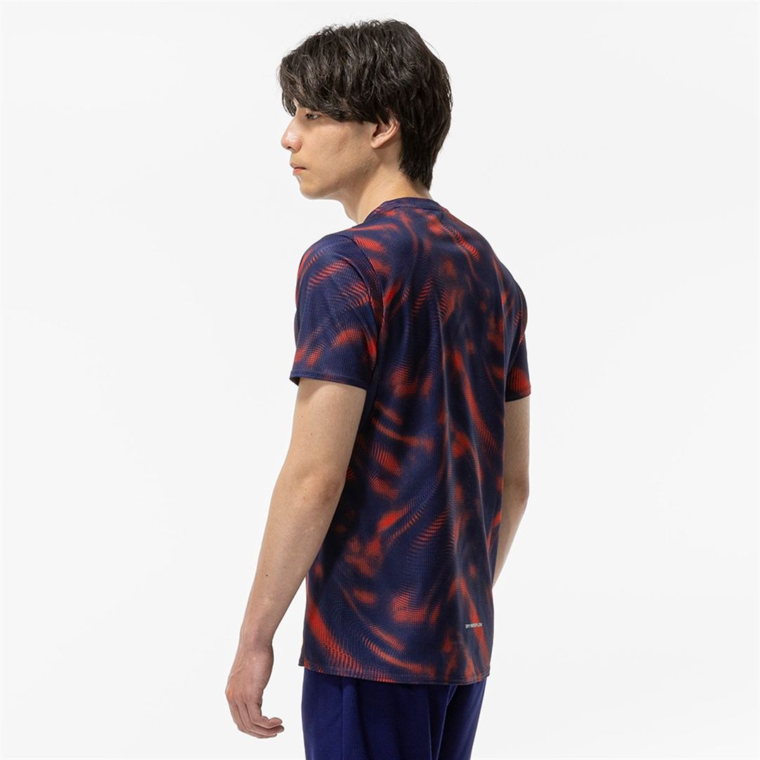【汗処理／通気】ドライエアロフローTシャツ オレンジコム S