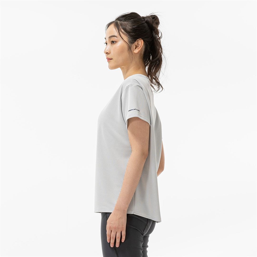 【汗処理／通気】ドライエアロフローTシャツ(ワイドシルエット) スノーホワイト S