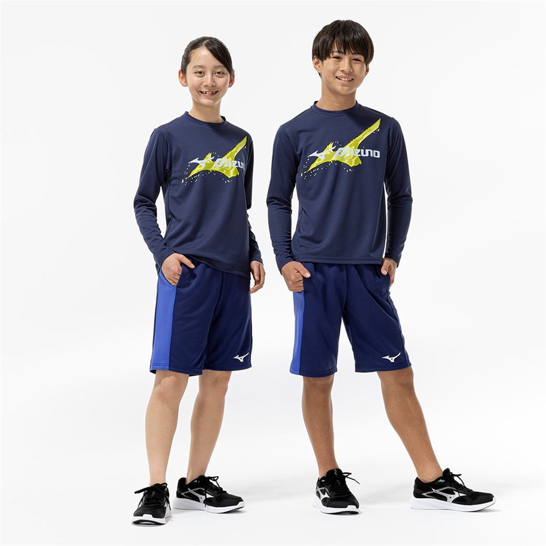 【抗菌防臭／防汚】GACHI Tシャツ(長袖) インシグニアブルー 160