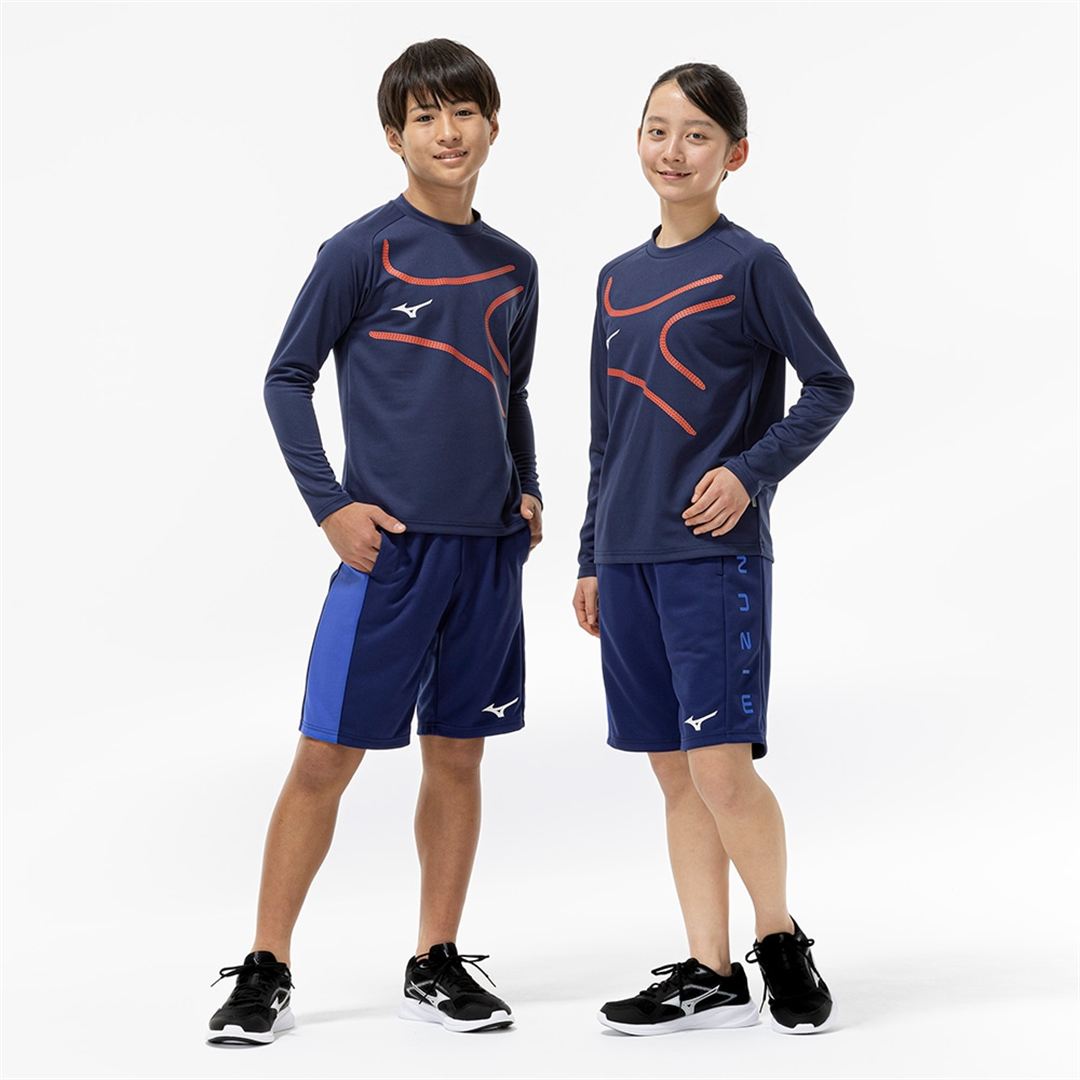 【抗菌防臭／防汚】GACHI Tシャツ(長袖) インシグニアブルー 120