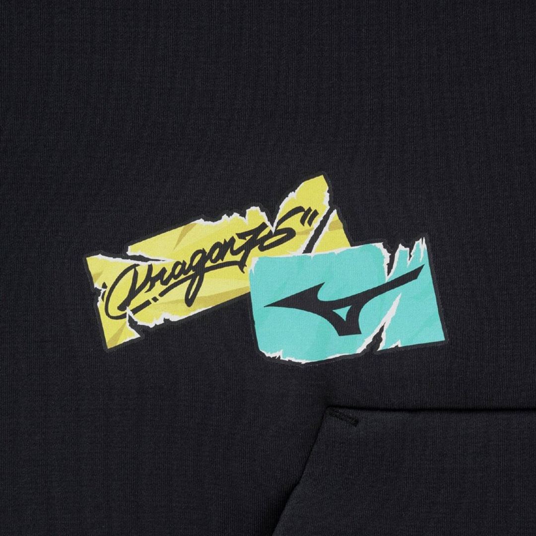 Dragon76ルーズフィットスウェットフーディ ブラック杢 XS