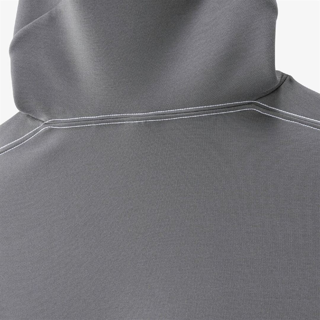 【ミズノ直営限定】ルーズフィットスウェットフーディ チャコールグレー XS
