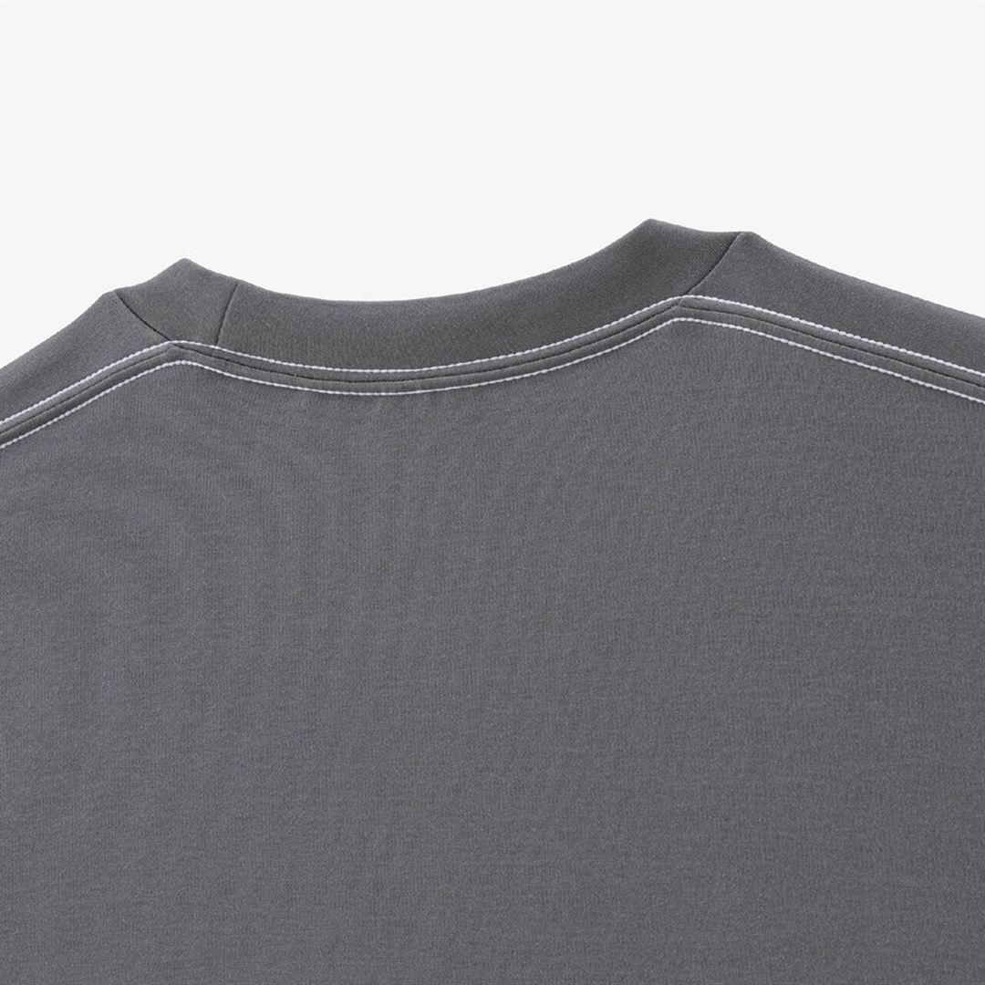 【ミズノ直営限定】ルーズフィットスウェットクルー チャコールグレー XS