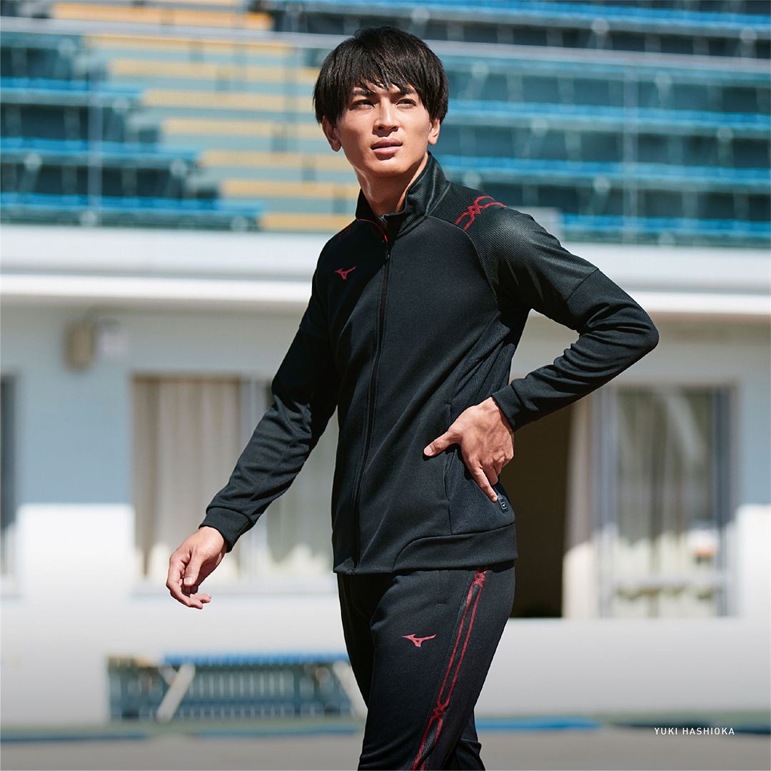 ソフトドライニットハイブリッドジャケット ブラック XL