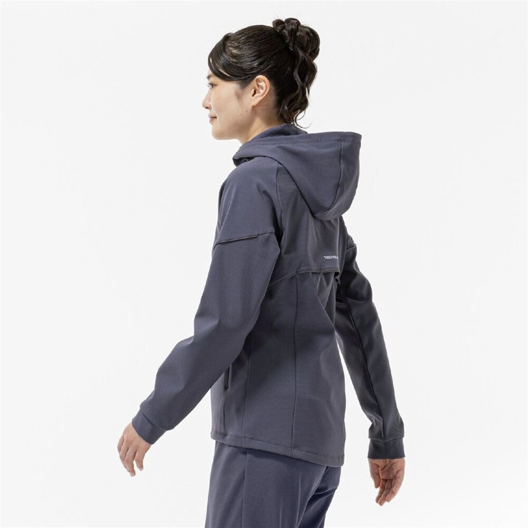【ストレッチ／防風】テックシールドジャケット オデッセイグレー S