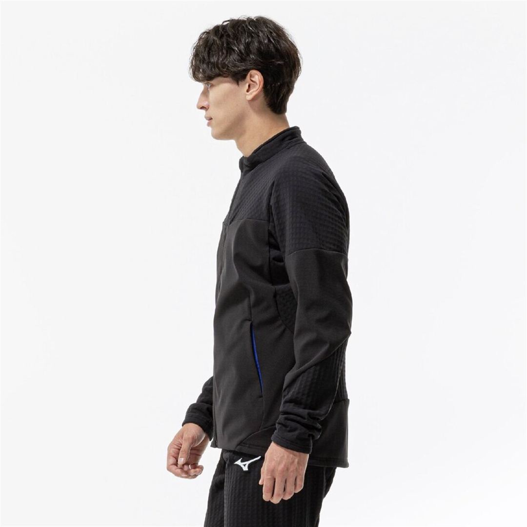 【ストレッチ／防風】テックシールドハイブリッドジャケット ブラック XL