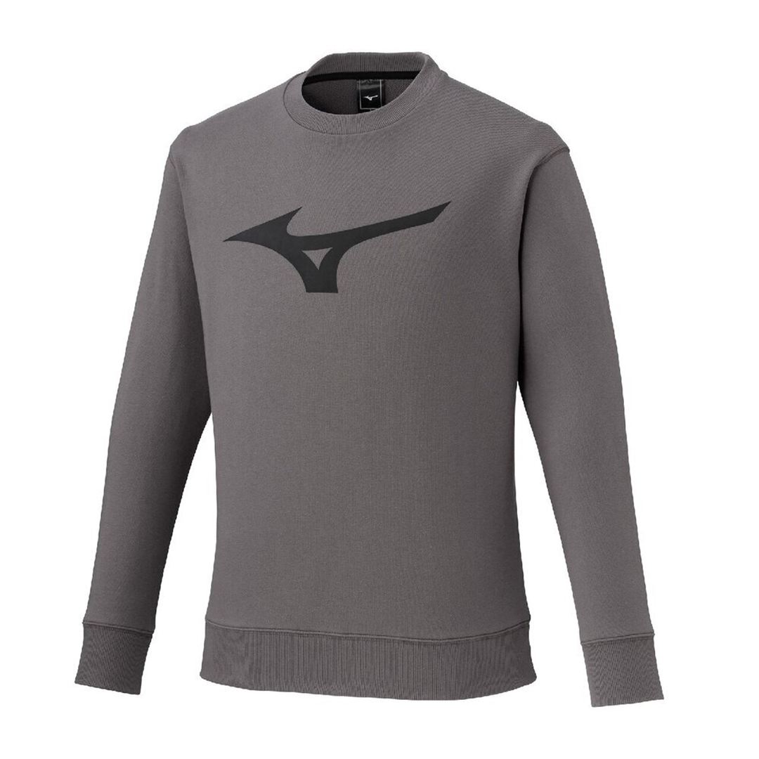 THE MZ SWEAT BIGロゴクルーネックスウェット チャコール XL