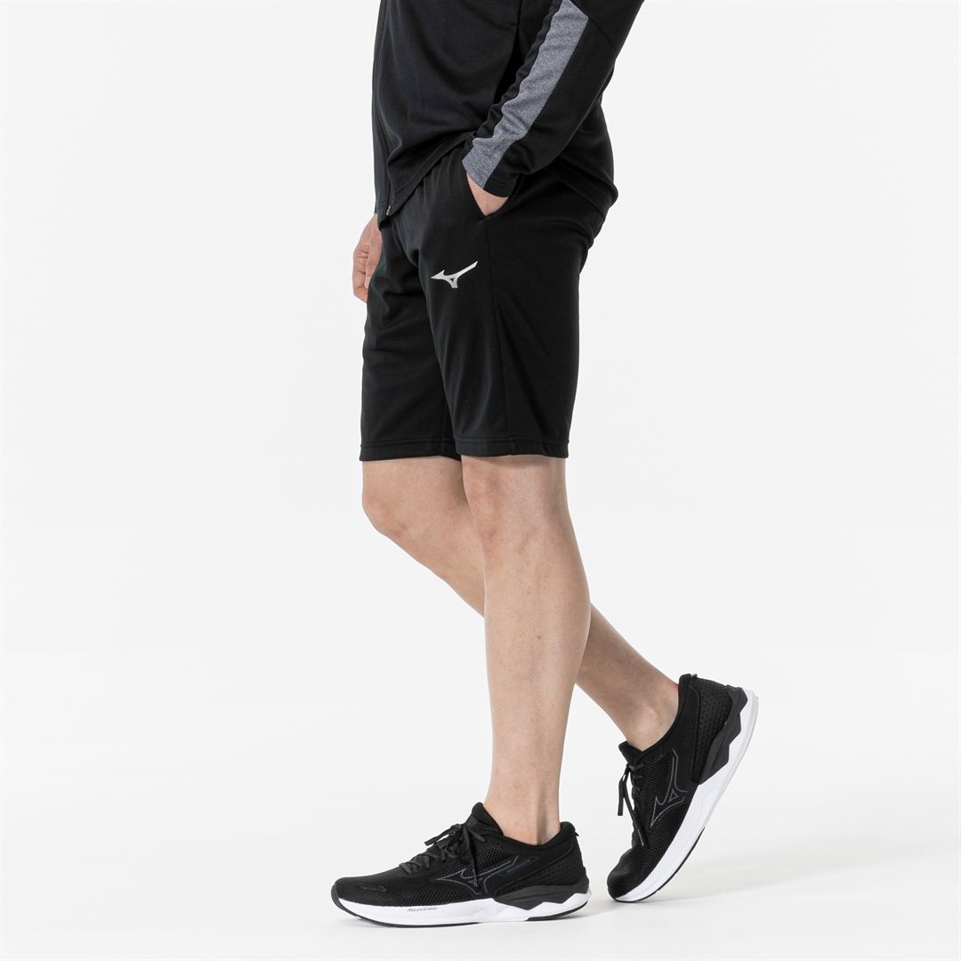 ソフトニットハーフパンツ ブラック 150
