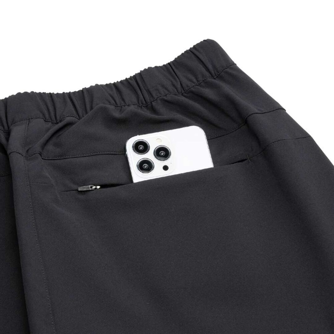 ルーズフィットロングパンツ ブラック S