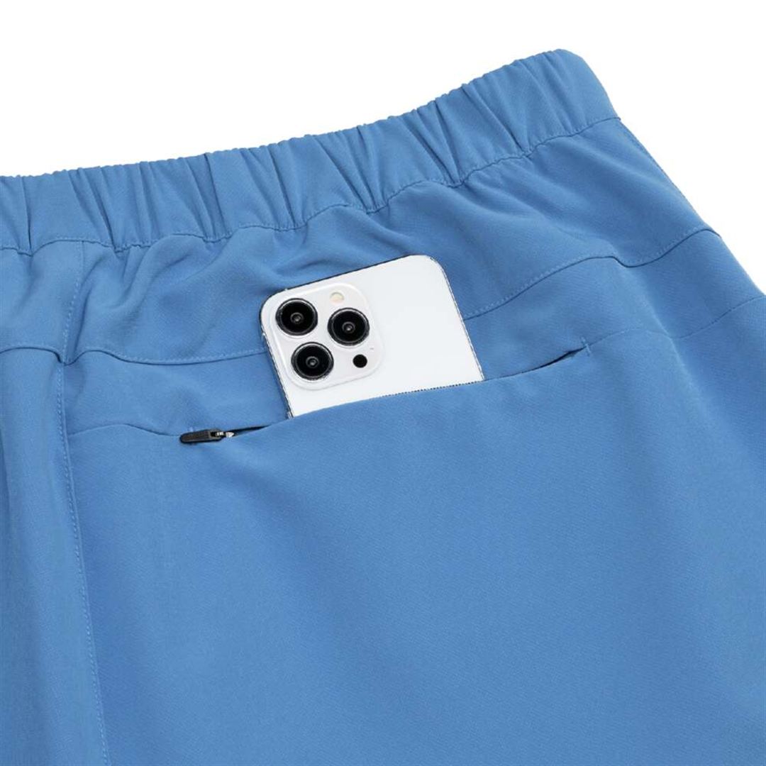 ルーズフィットロングパンツ パリジャンブルー XL