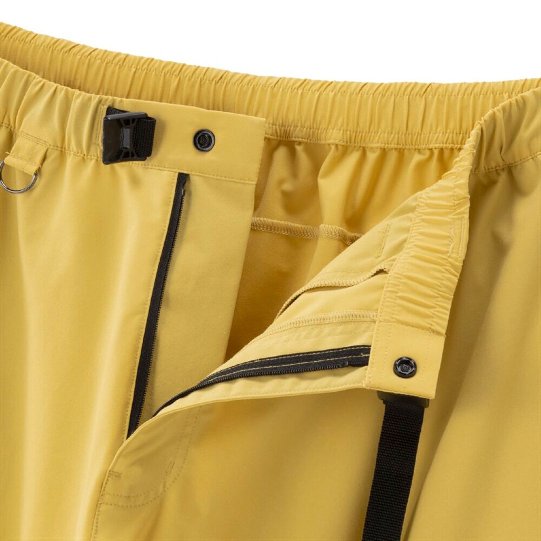 ルーズフィットストレッチロングパンツ ミステッドイエロー XS