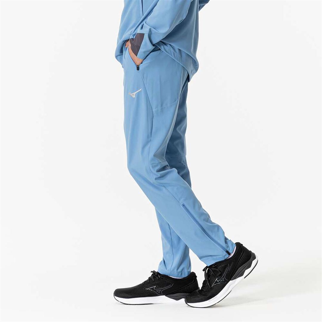 ストレッチクロスパンツ パリジャンブルー 2XL