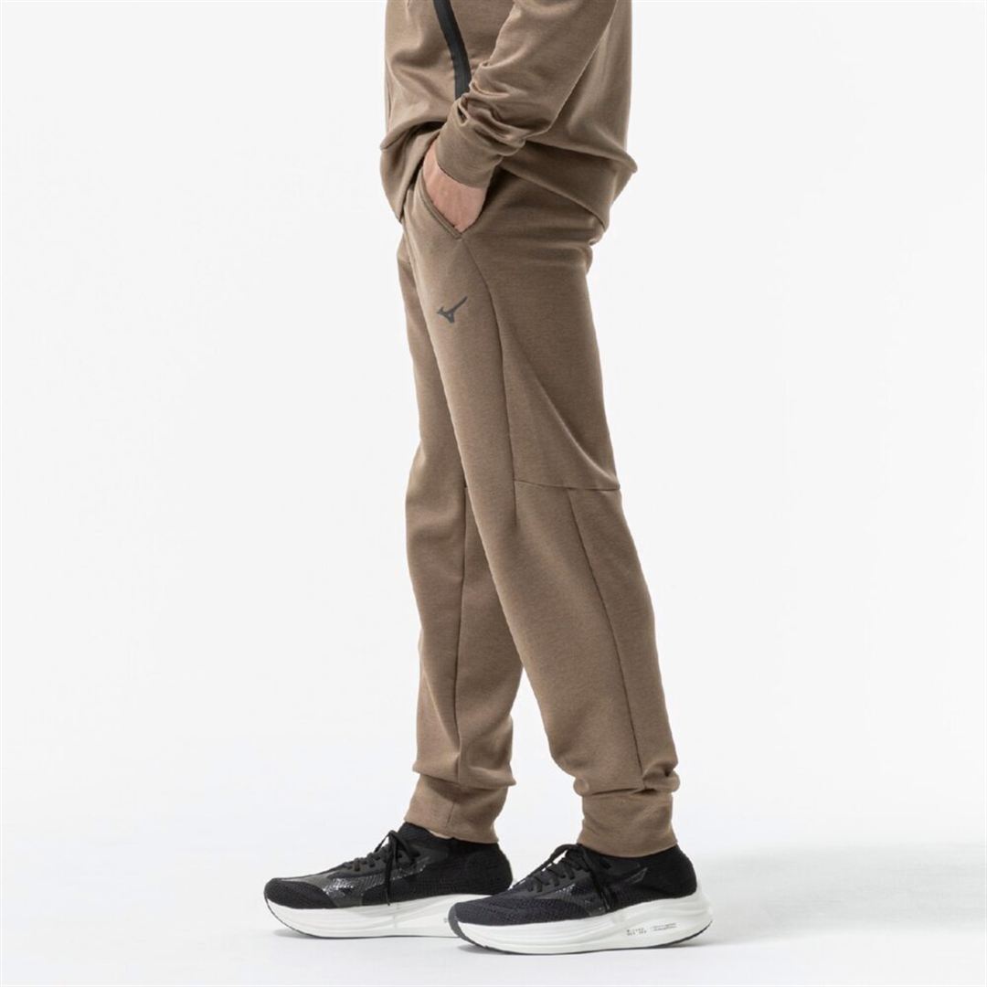 ストレッチスウェットパンツ キャメル杢 XS