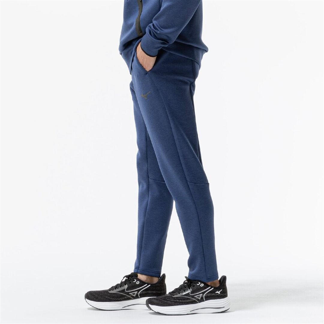 ストレッチスウェットスリムパンツ エステートブルー杢 XS