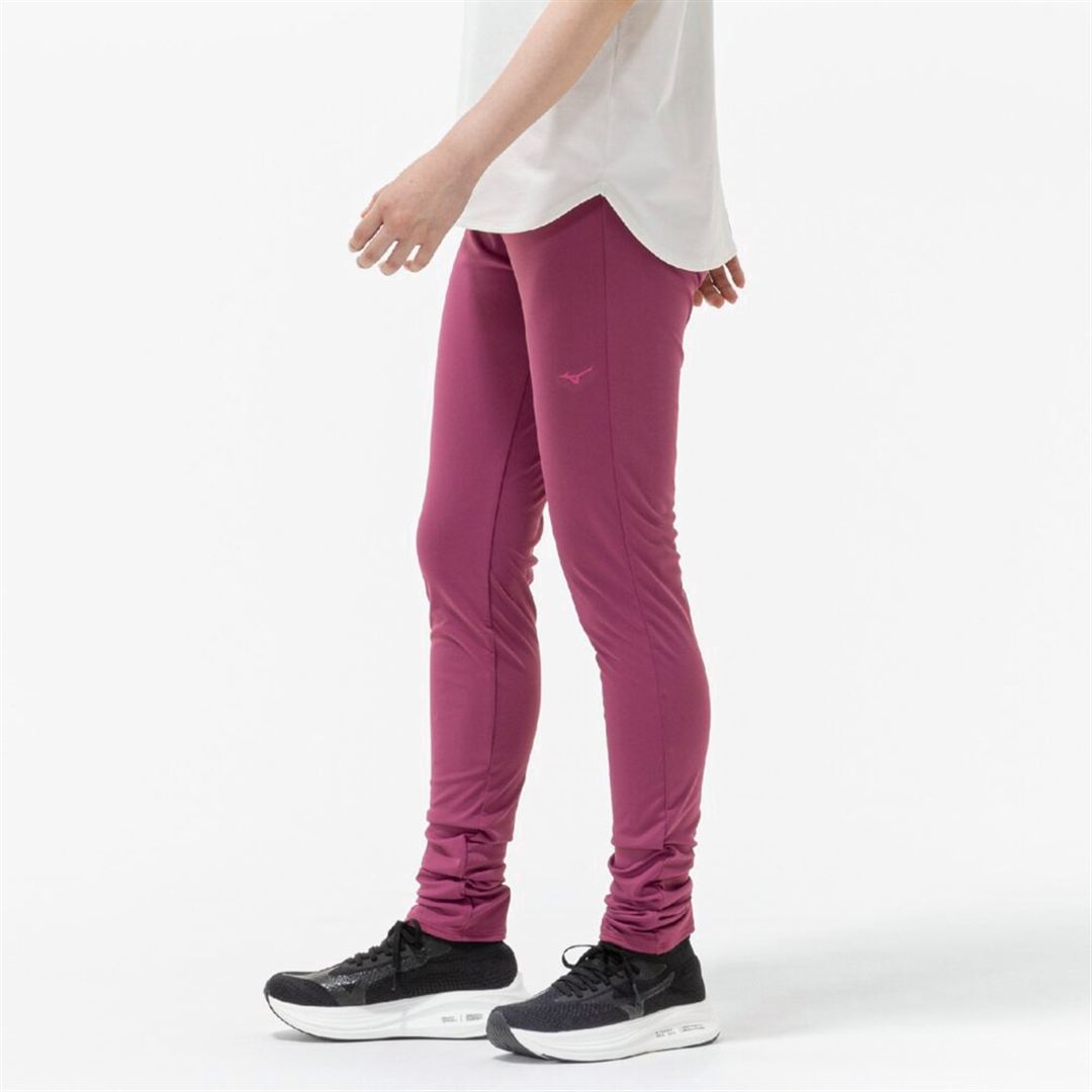 ストレッチスムースレギンスパンツ カシスピンク XL