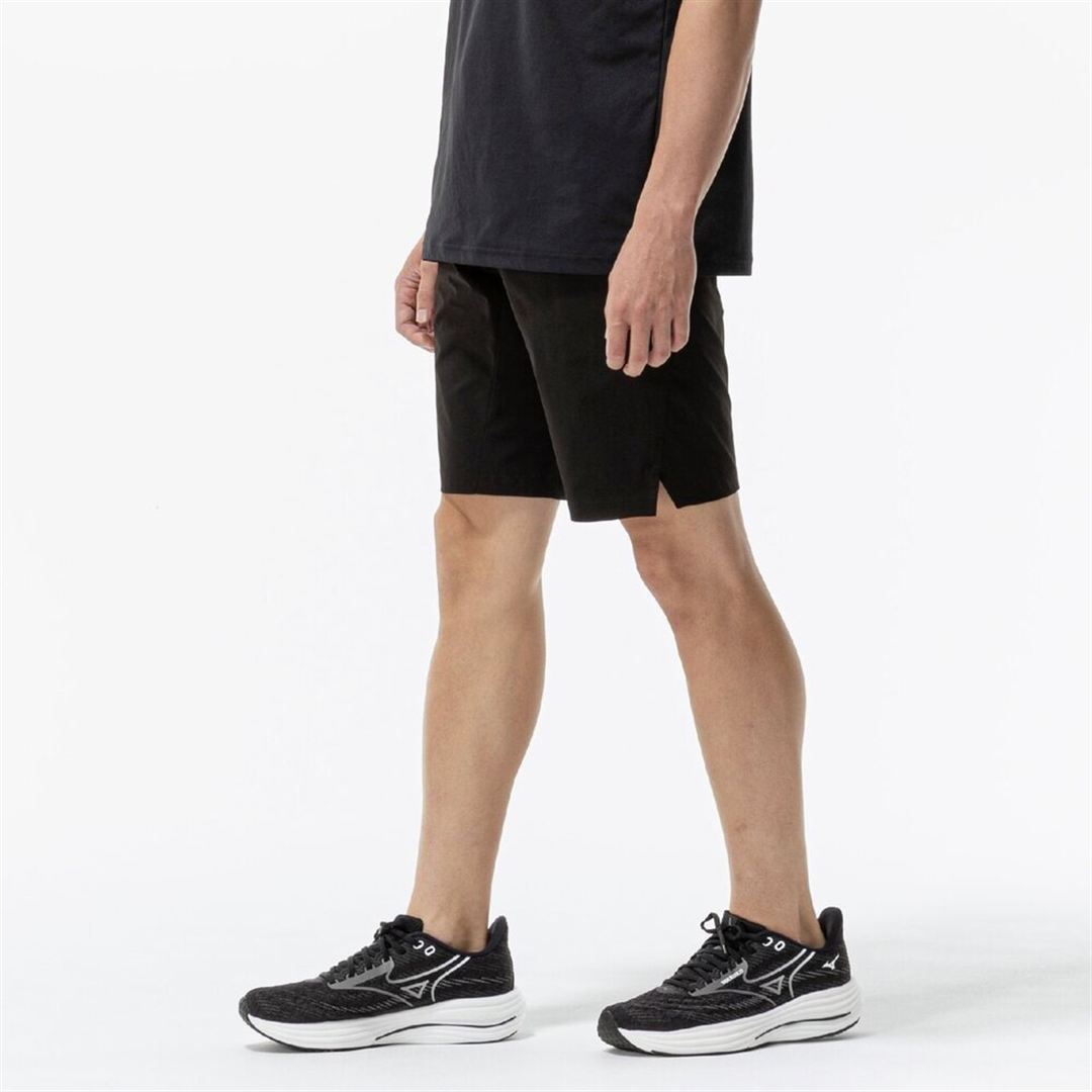 ストレッチウーブンハーフパンツ ブラック XL