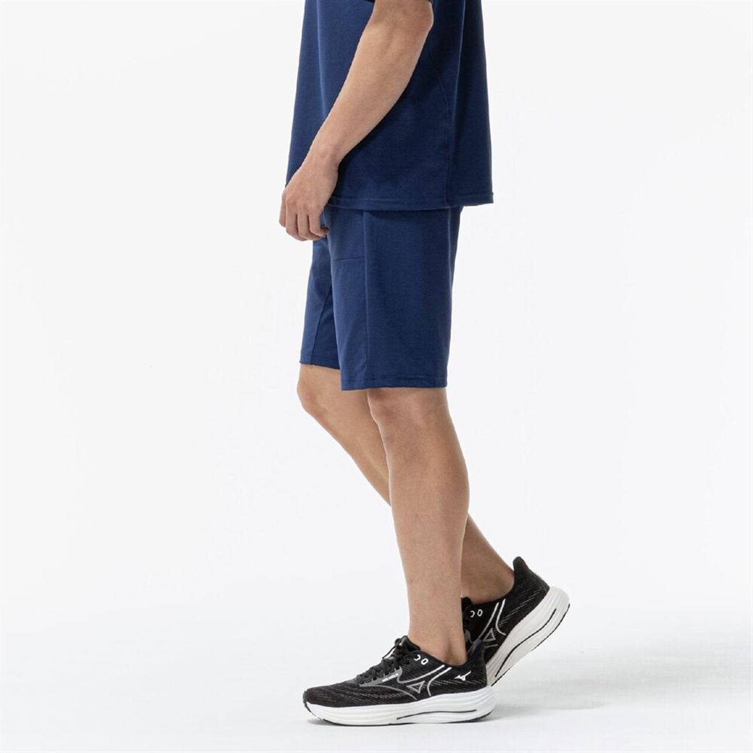 ストレッチソフトドライハーフパンツ エステートブルー XL