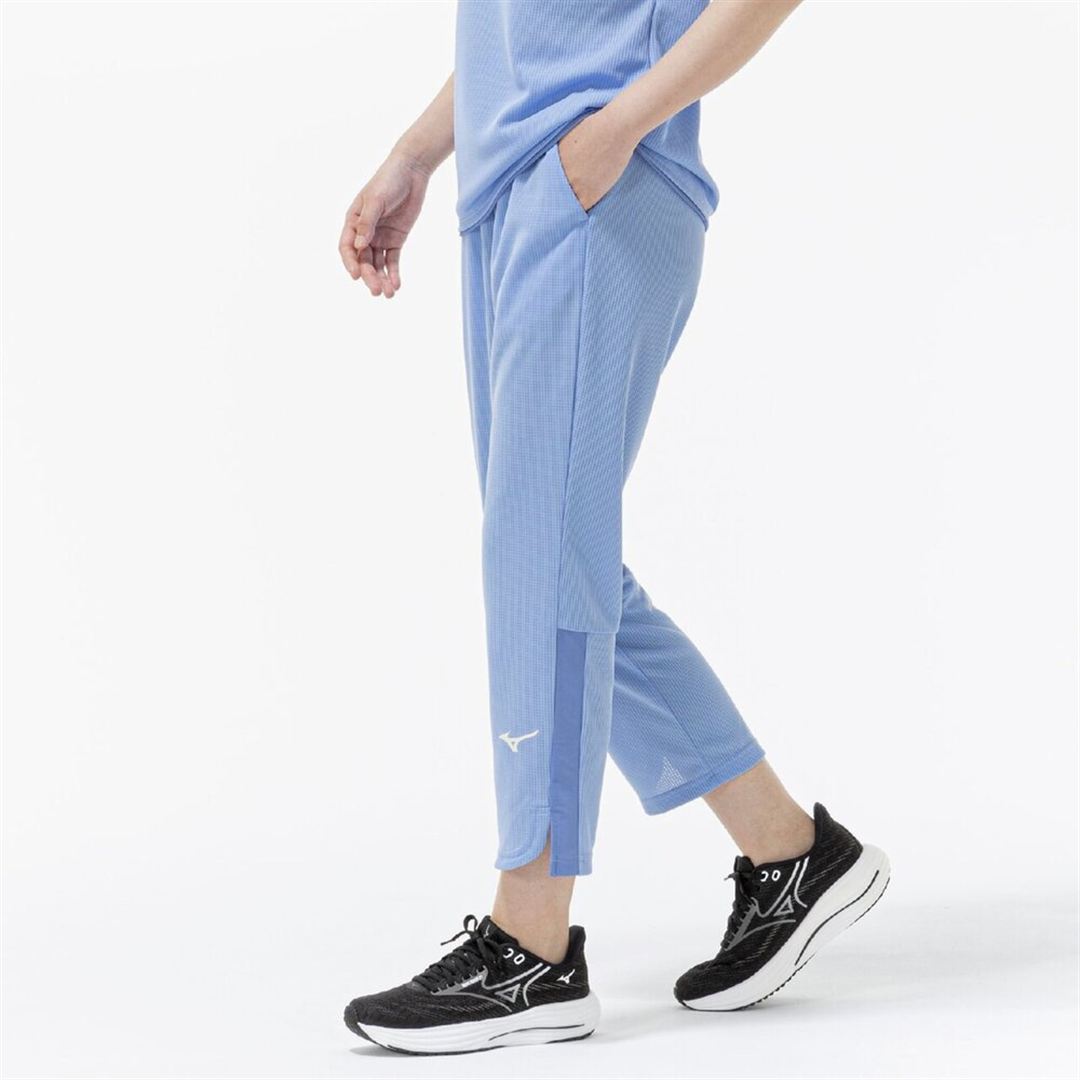 【汗処理／通気】ドライエアロフロークロップドパンツ ヴィスタブルー S