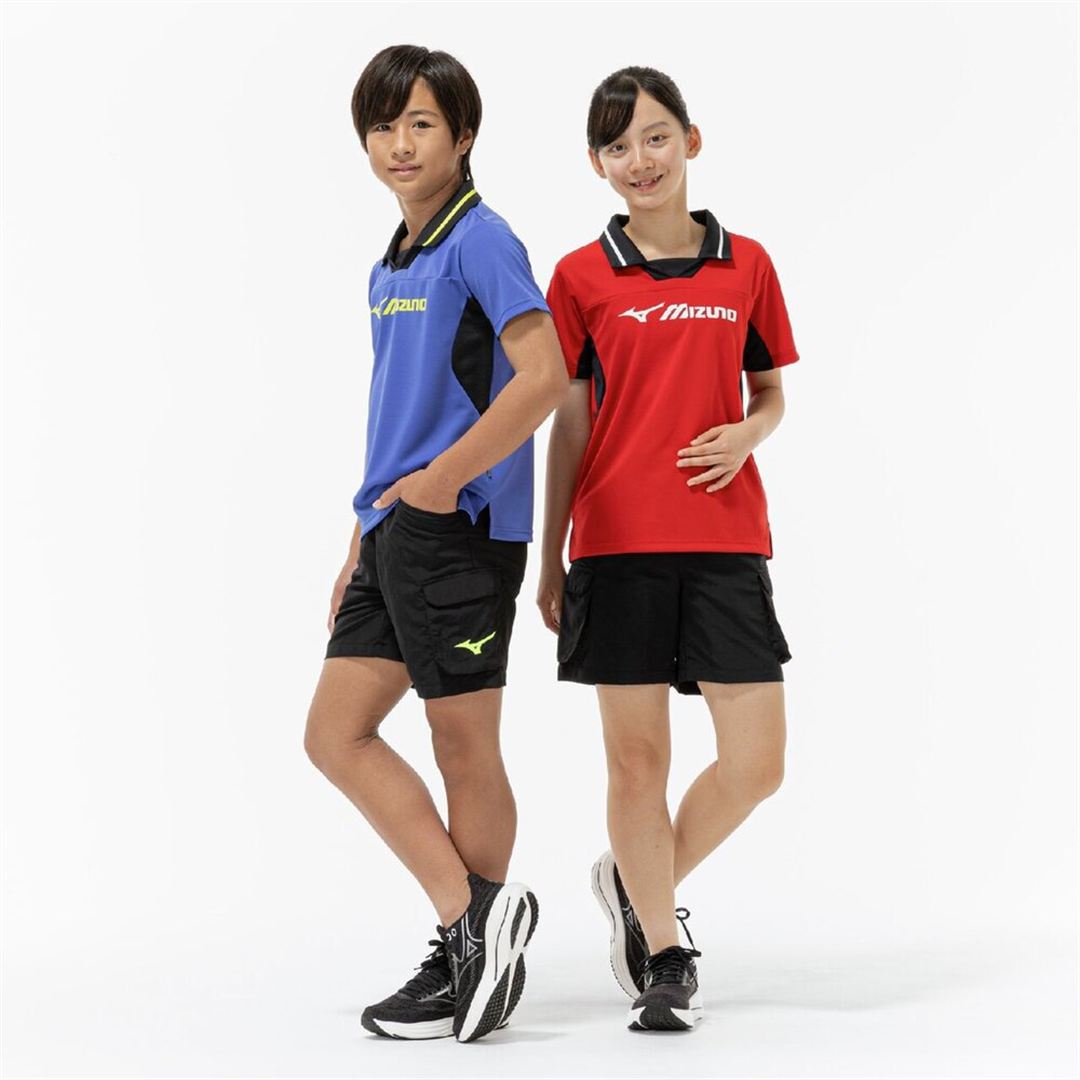 撥水カーゴショートパンツ ブラック 160