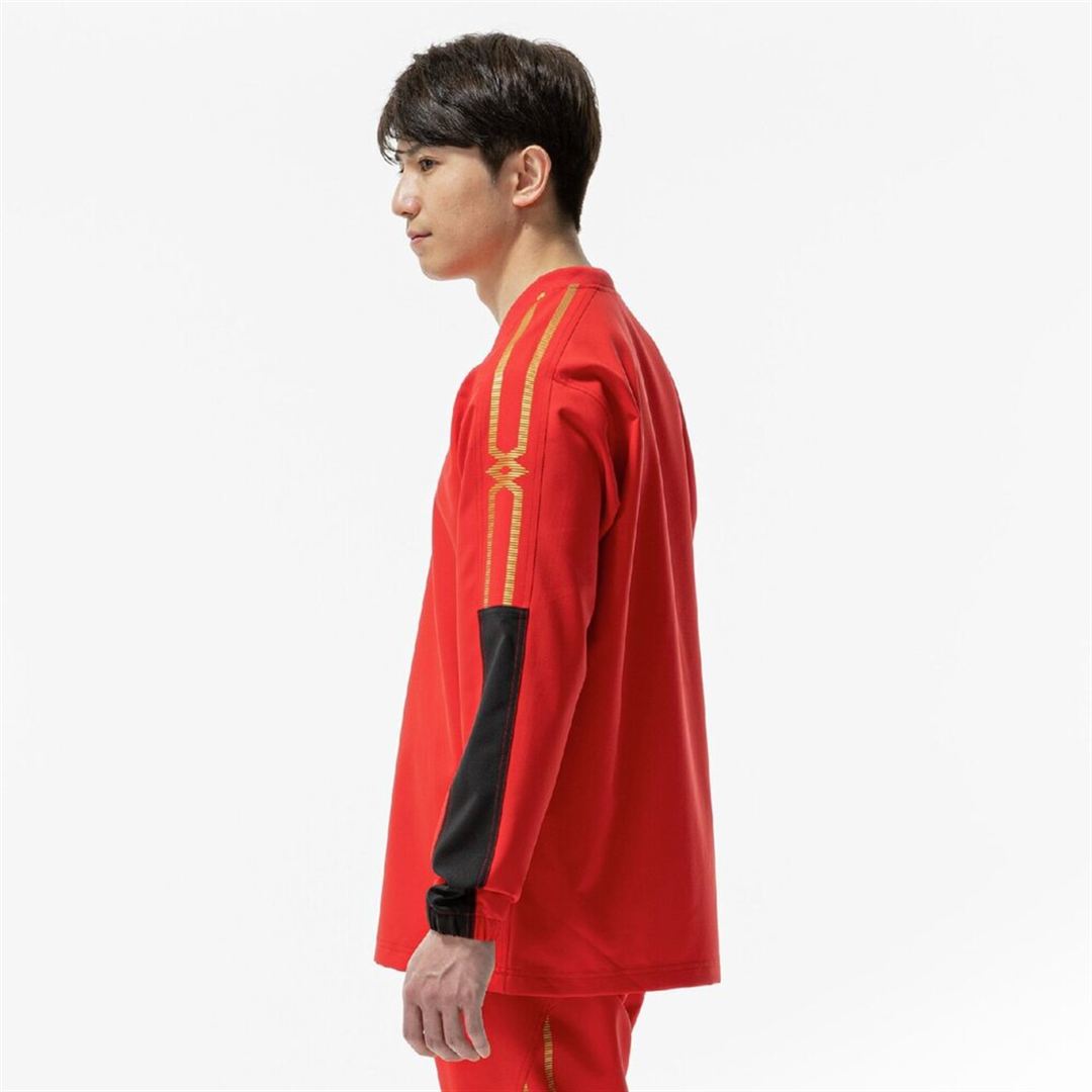 MCライン タフブレーカーシャツ チャイニーズレッド XL