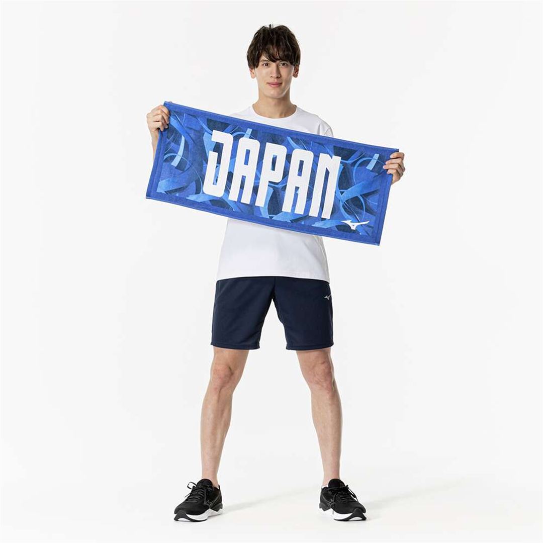 今治製タオル／JAPANフェイスタオル(箱入り) ディレクトワールブルー