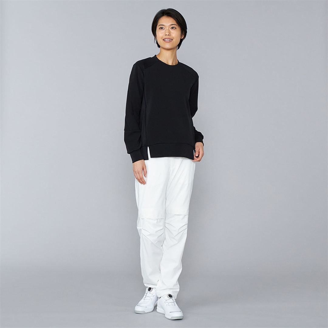マットジャージープルオーバー ブラック XL