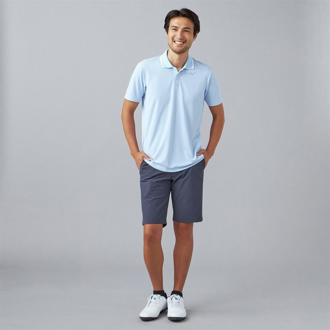 驚2ストレッチハーフパンツ ディープネイビー XL